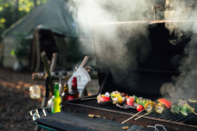 Enjoy a delicious BBQ made from local produce at Turners Woodland Suite, Acorn Farm