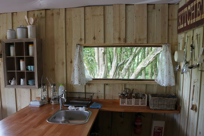 Kitchen at Berridon Farm, Devon
