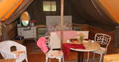 peony lodge tent the good life in france interior